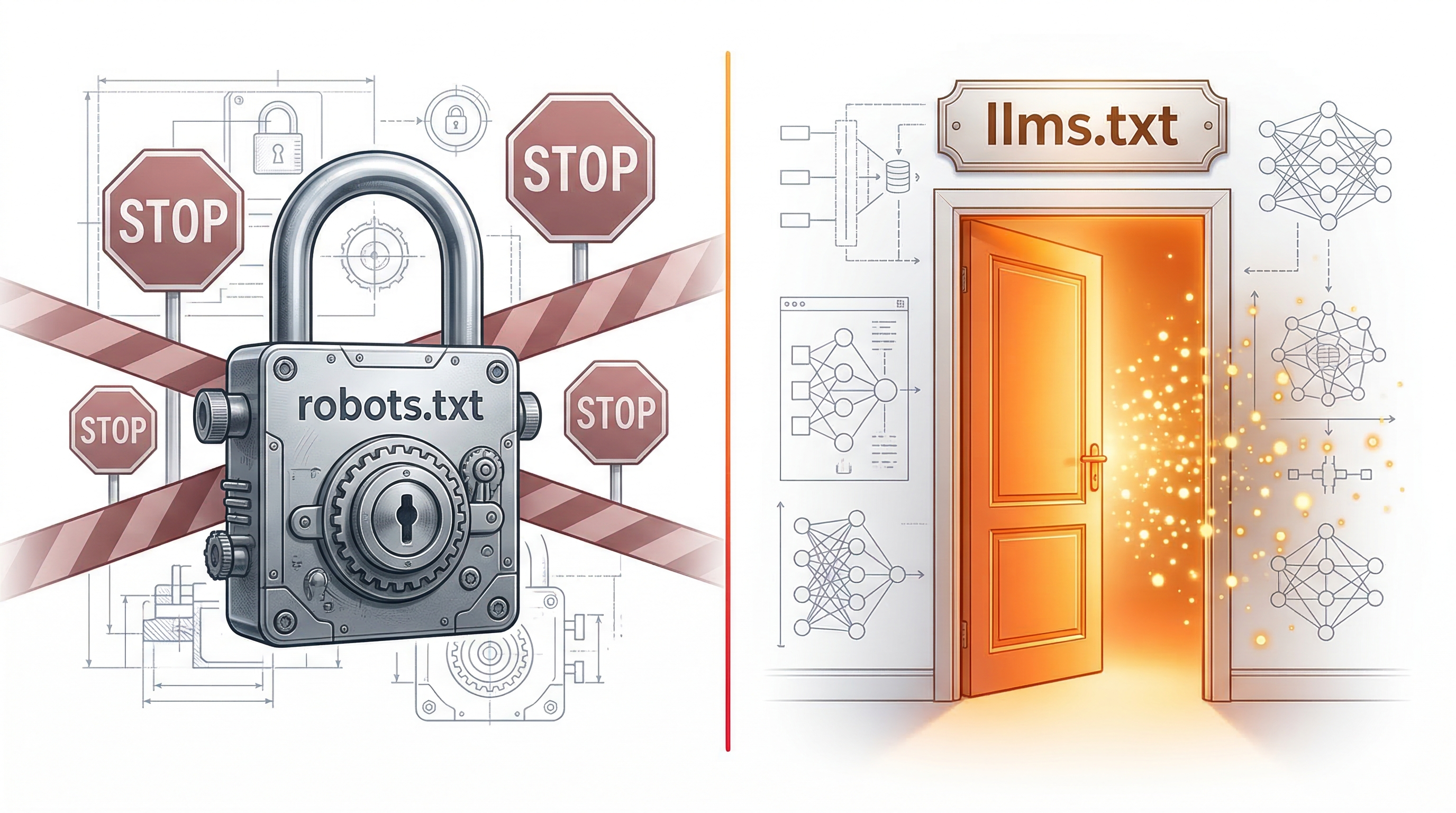 llms.txt vs. robots.txt: Was ist der Unterschied?